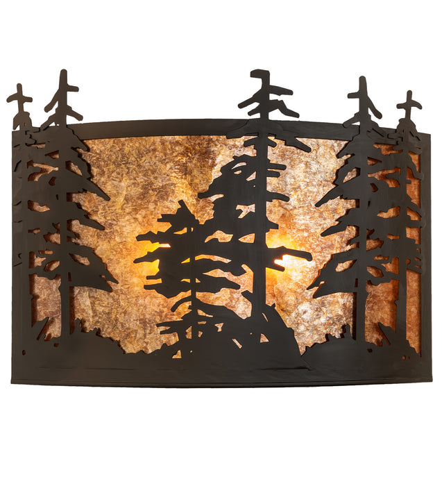 Meyda Tiffany 243680 Two Light Wall Sconce, Oil Rubbed Bronze