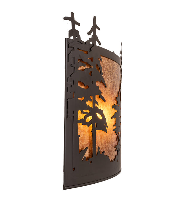 Meyda Tiffany 243680 Two Light Wall Sconce, Oil Rubbed Bronze