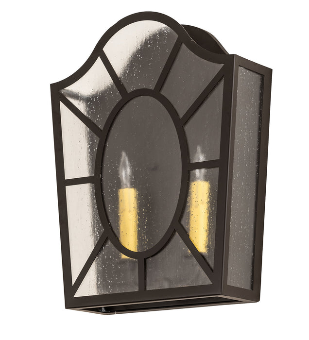 Meyda Tiffany 243685 Two Light Wall Sconce, Oil Rubbed Bronze