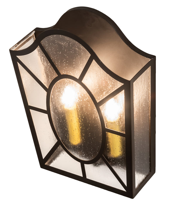 Meyda Tiffany 243685 Two Light Wall Sconce, Oil Rubbed Bronze
