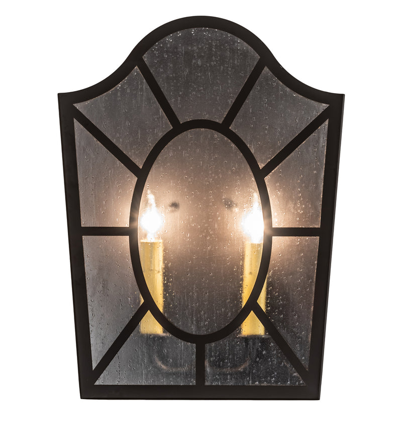 Meyda Tiffany 243685 Two Light Wall Sconce, Oil Rubbed Bronze