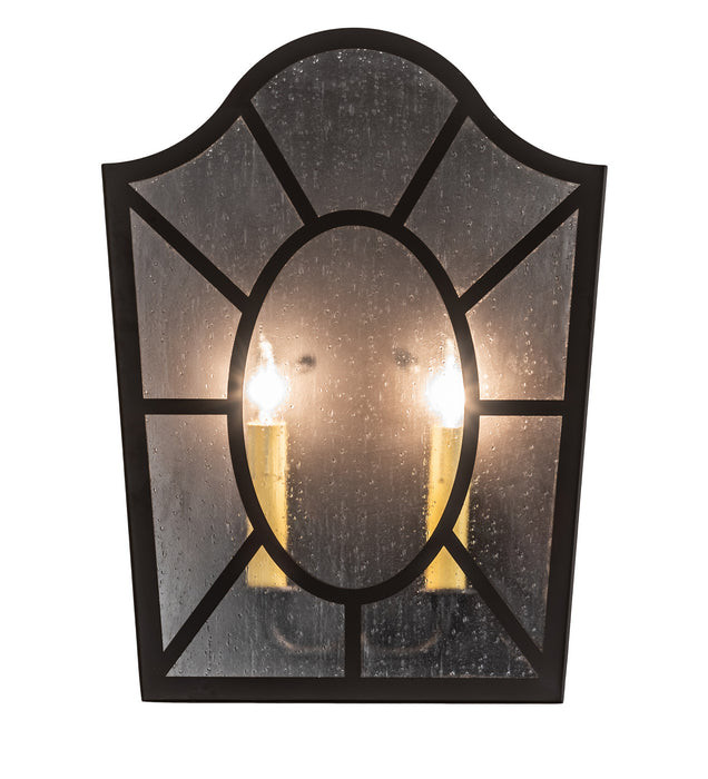Meyda Tiffany 243685 Two Light Wall Sconce, Oil Rubbed Bronze