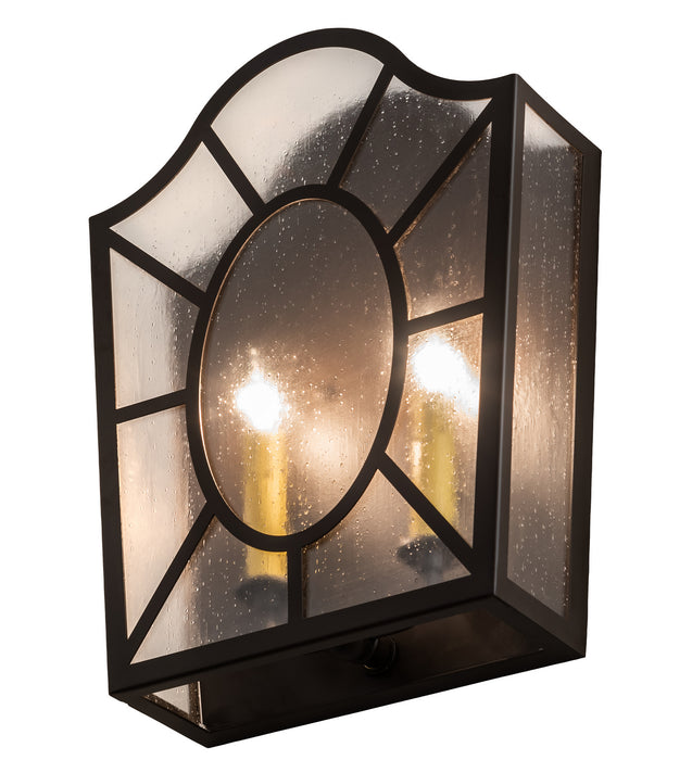 Meyda Tiffany 243685 Two Light Wall Sconce, Oil Rubbed Bronze