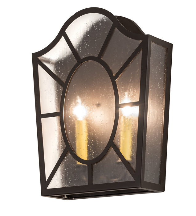 Meyda Tiffany 243685 Two Light Wall Sconce, Oil Rubbed Bronze