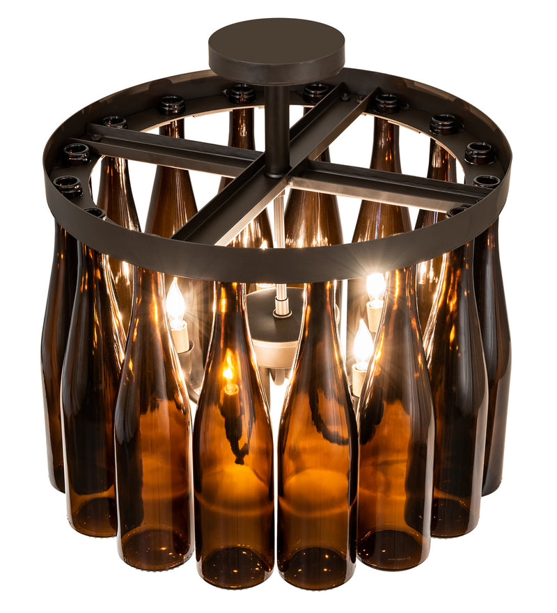 Meyda Tiffany 243695 Five Light Chandelier, Oil Rubbed Bronze