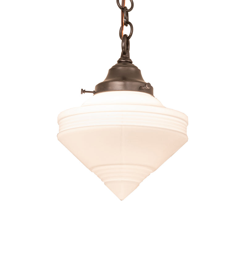 Meyda Tiffany 243717 One Light Pendant, Craftsman Brown