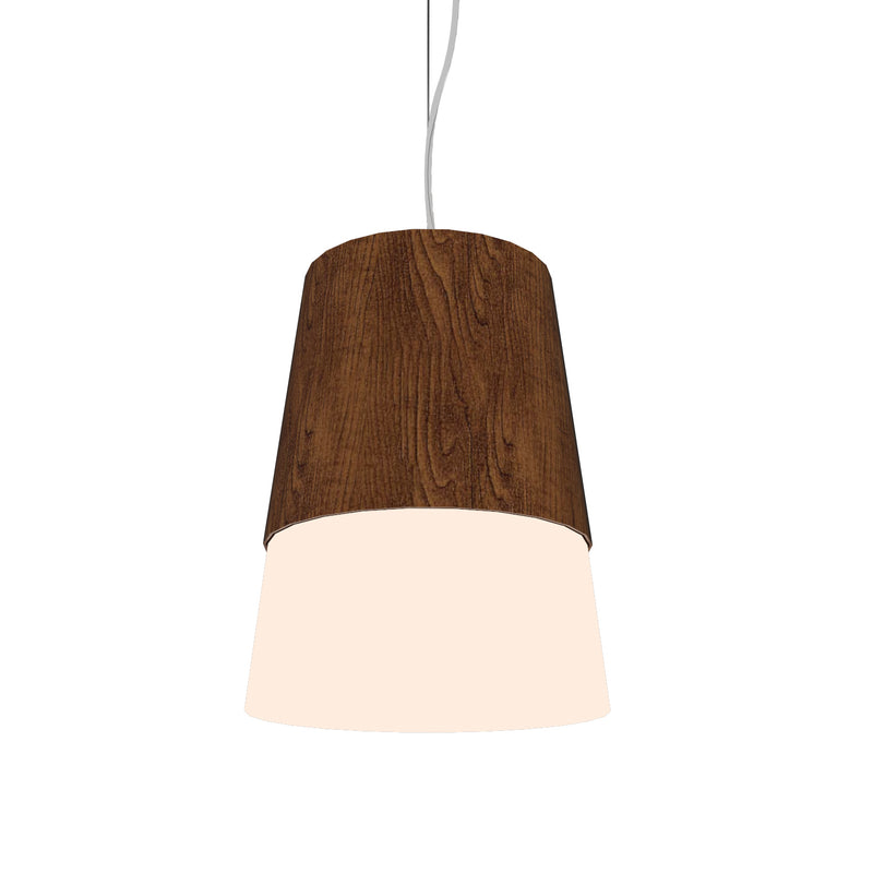Accord Lighting 264.06 One Light Pendant, Imbuia