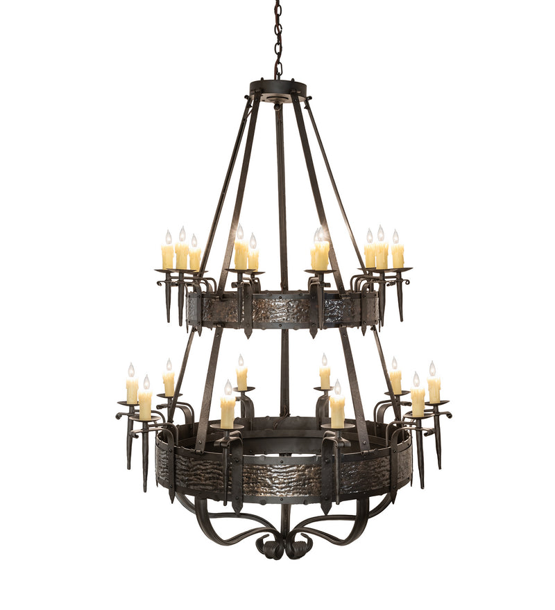 Meyda Tiffany 243889 20 Light Chandelier, Oil Rubbed Bronze/Gothic Gold
