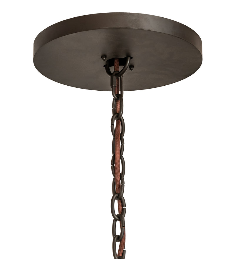 Meyda Tiffany 243889 20 Light Chandelier, Oil Rubbed Bronze/Gothic Gold