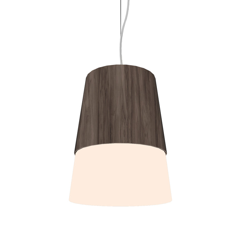Accord Lighting 264.18 One Light Pendant, American Walnut