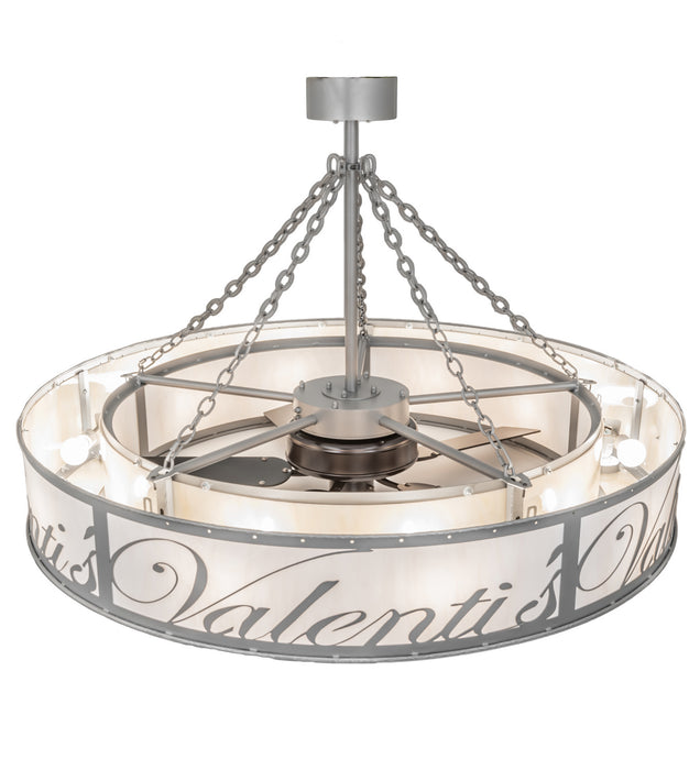 Meyda Tiffany 244087 15 Light Chandel-Air, Nickel Silver