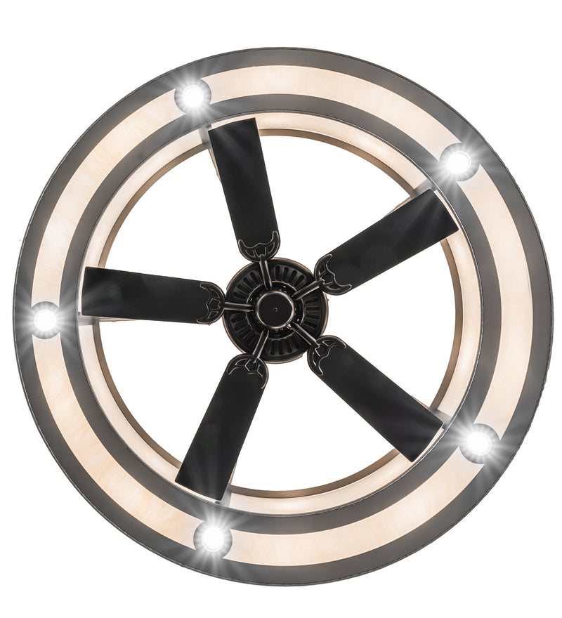 Meyda Tiffany 244087 15 Light Chandel-Air, Nickel Silver