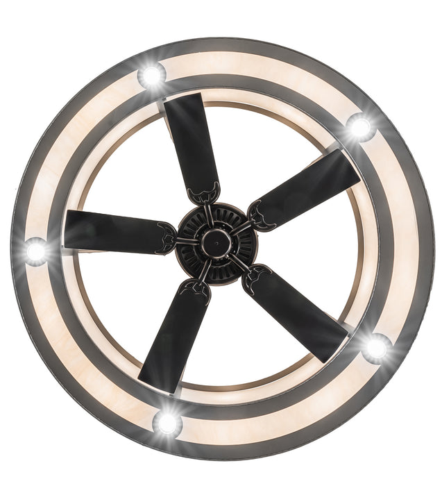 Meyda Tiffany 244087 15 Light Chandel-Air, Nickel Silver