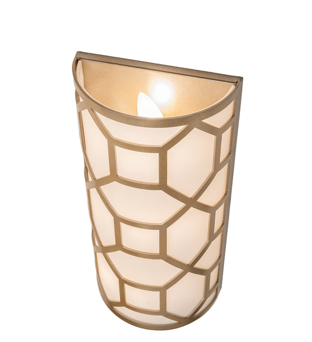 Meyda Tiffany 244130 LED Wall Sconce, Champagne Metallic
