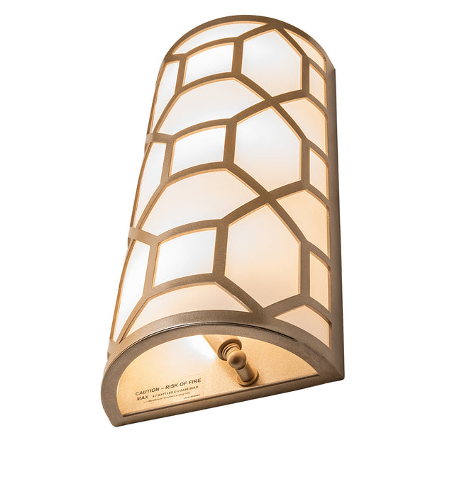 Meyda Tiffany 244130 LED Wall Sconce, Champagne Metallic