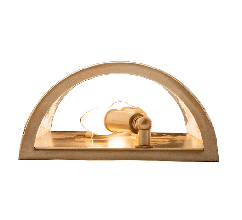 Meyda Tiffany 244130 LED Wall Sconce, Champagne Metallic