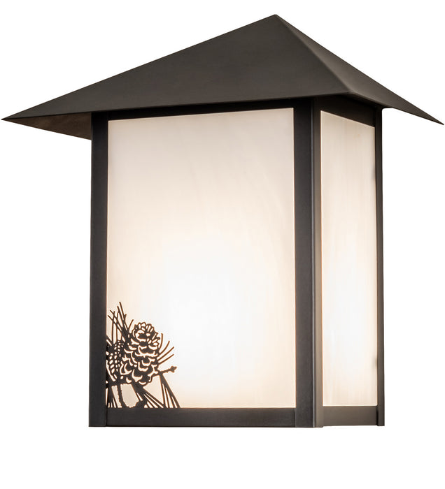 Meyda Tiffany 244159 One Light Wall Sconce, Craftsman Brown
