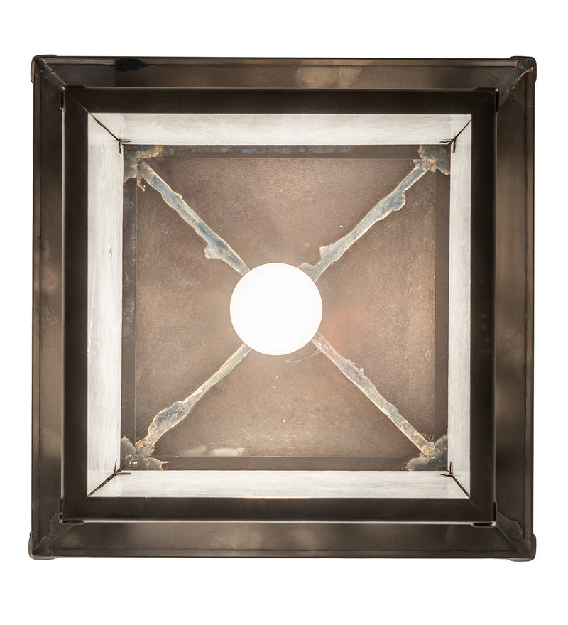 Meyda Tiffany 244161 One Light Pendant, Craftsman Brown On Brass