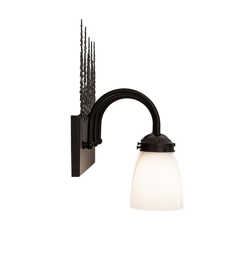 Meyda Tiffany 244169 Three Light Vanity, Black Metal
