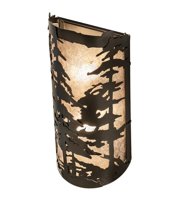 Meyda Tiffany 244170 One Light Wall Sconce, Exterior Oil Rubbed Bronze