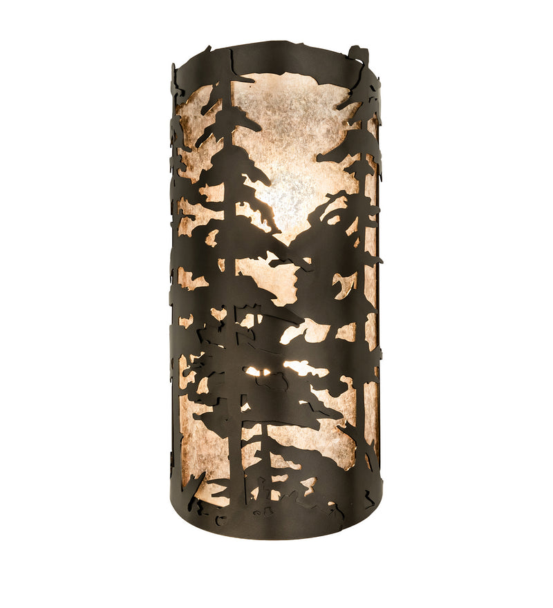 Meyda Tiffany 244170 One Light Wall Sconce, Exterior Oil Rubbed Bronze