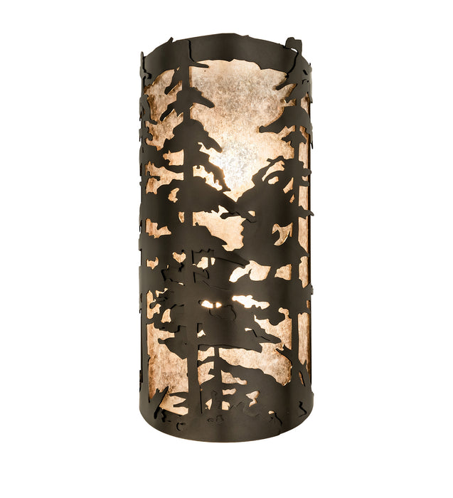 Meyda Tiffany 244170 One Light Wall Sconce, Exterior Oil Rubbed Bronze