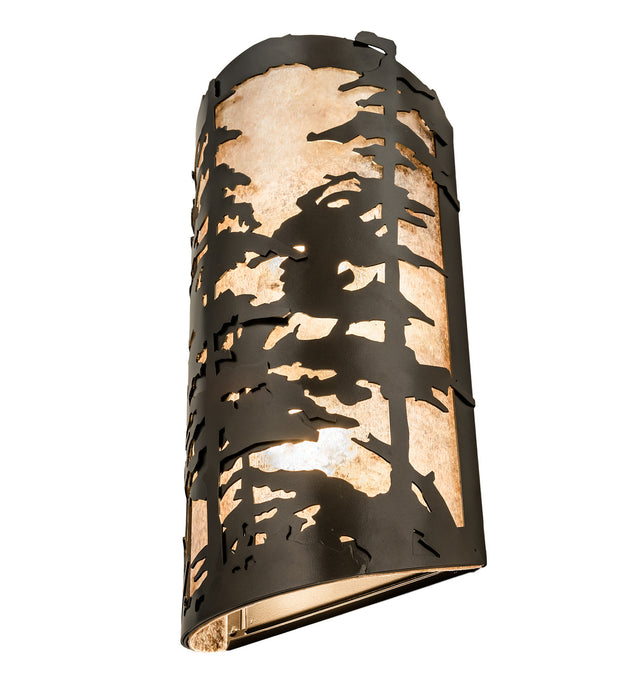 Meyda Tiffany 244170 One Light Wall Sconce, Exterior Oil Rubbed Bronze
