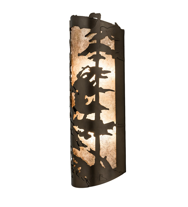 Meyda Tiffany 244170 One Light Wall Sconce, Exterior Oil Rubbed Bronze
