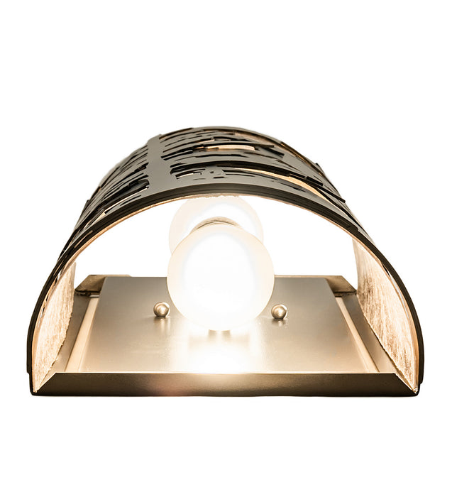Meyda Tiffany 244170 One Light Wall Sconce, Exterior Oil Rubbed Bronze