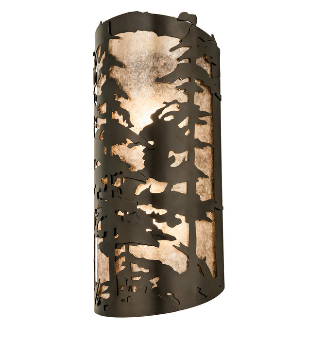 Meyda Tiffany 244170 One Light Wall Sconce, Exterior Oil Rubbed Bronze