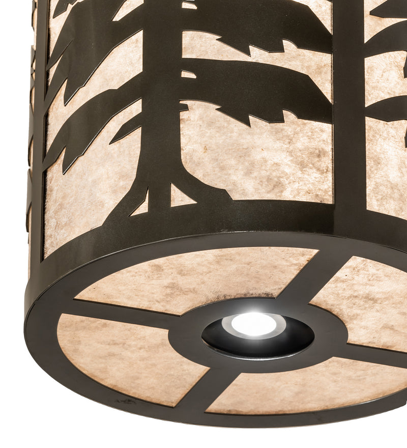Meyda Tiffany 244171 Five Light Pendant, Exterior Oil Rubbed Bronze