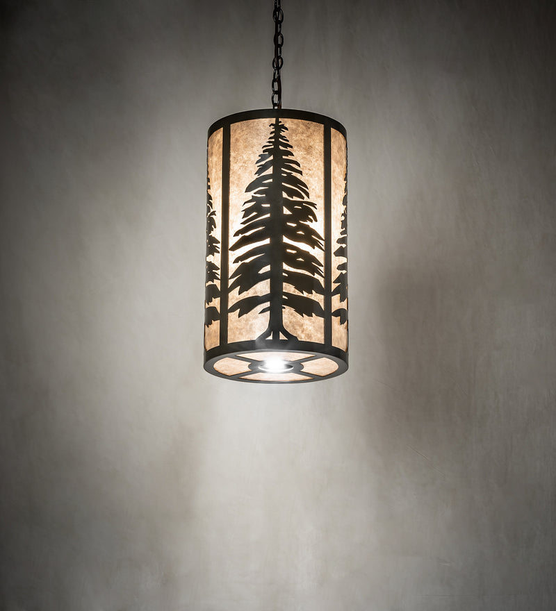 Meyda Tiffany 244171 Five Light Pendant, Exterior Oil Rubbed Bronze