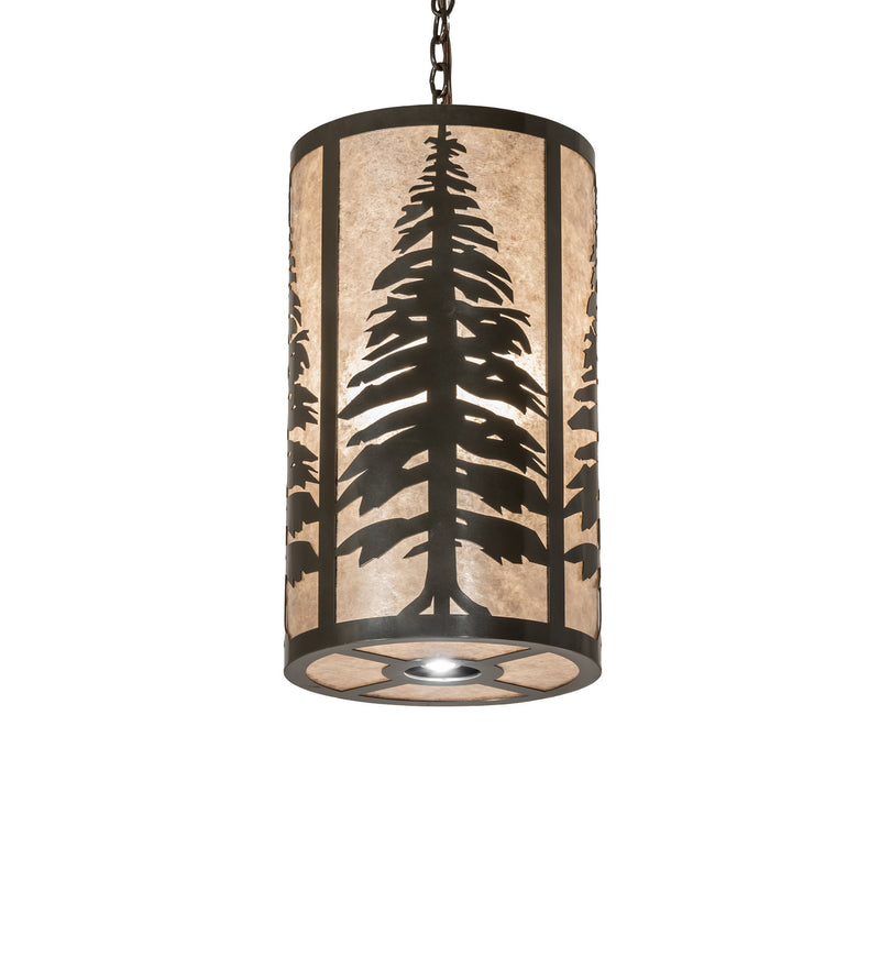Meyda Tiffany 244171 Five Light Pendant, Exterior Oil Rubbed Bronze