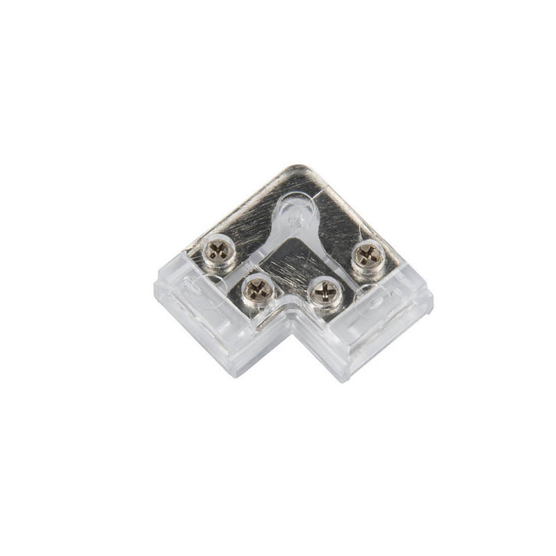 W.A.C. Lighting T24-BS-L-CL Basics Corner Tape to Tape Connector, Clear