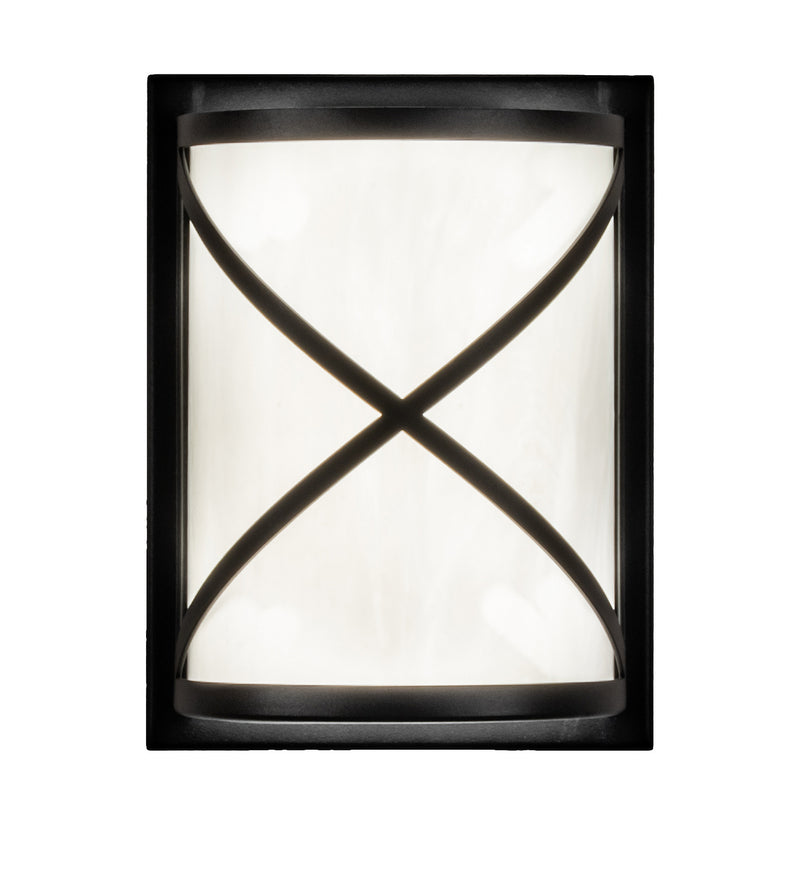 Meyda Tiffany 244395 LED Wall Sconce, Fine Textured Black