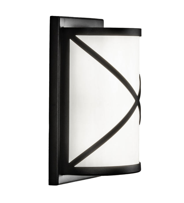 Meyda Tiffany 244395 LED Wall Sconce, Fine Textured Black