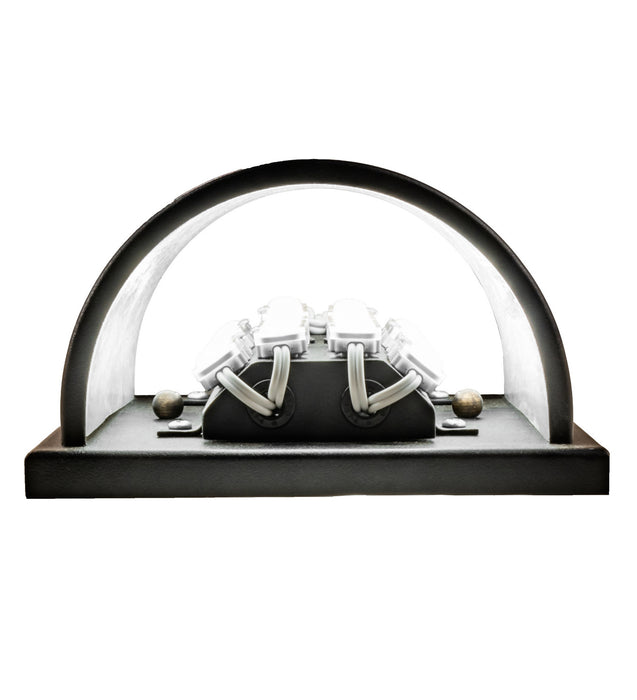 Meyda Tiffany 244395 LED Wall Sconce, Fine Textured Black