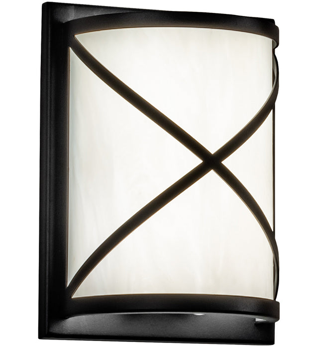 Meyda Tiffany 244395 LED Wall Sconce, Fine Textured Black