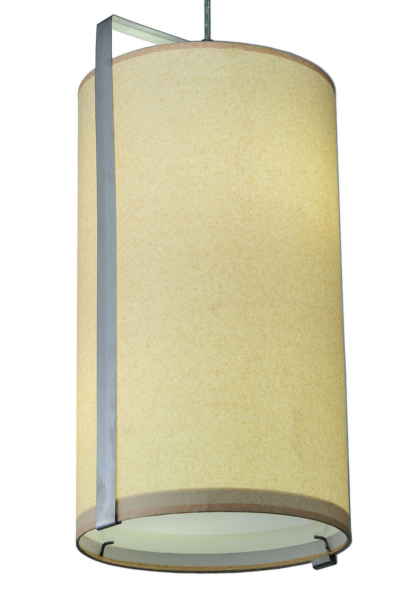 Meyda Tiffany 244418 Two Light Pendant, Stainless Steel