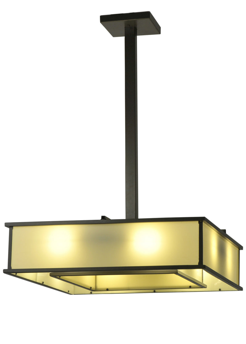 Meyda Tiffany 244454 Eight Light Pendant, Timeless Bronze