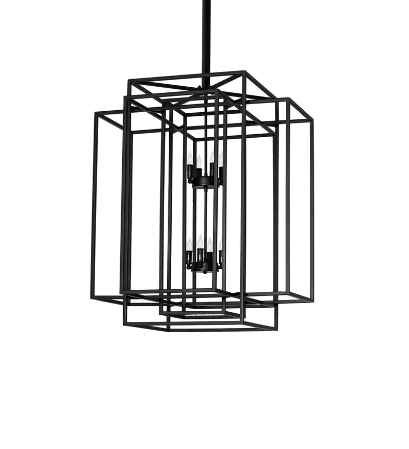 Meyda Tiffany 244539 Eight Light Pendant, Solar Black