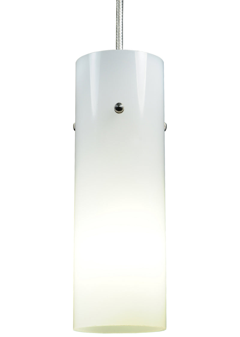 Meyda Tiffany 244562 One Light Pendant, Brushed Nickel