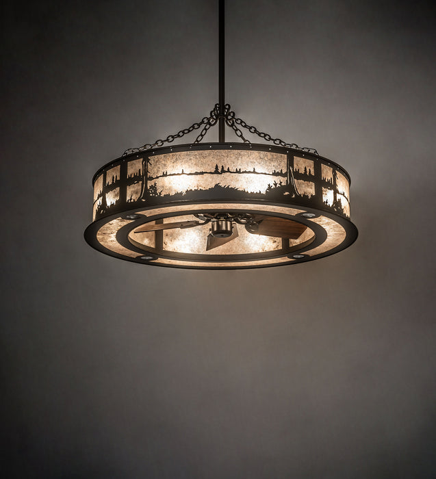 Meyda Tiffany 244570 12 Light Chandel-Air, Oil Rubbed Bronze