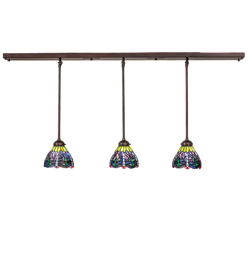 Meyda Tiffany 244630 LED Island Pendant, Mahogany Bronze