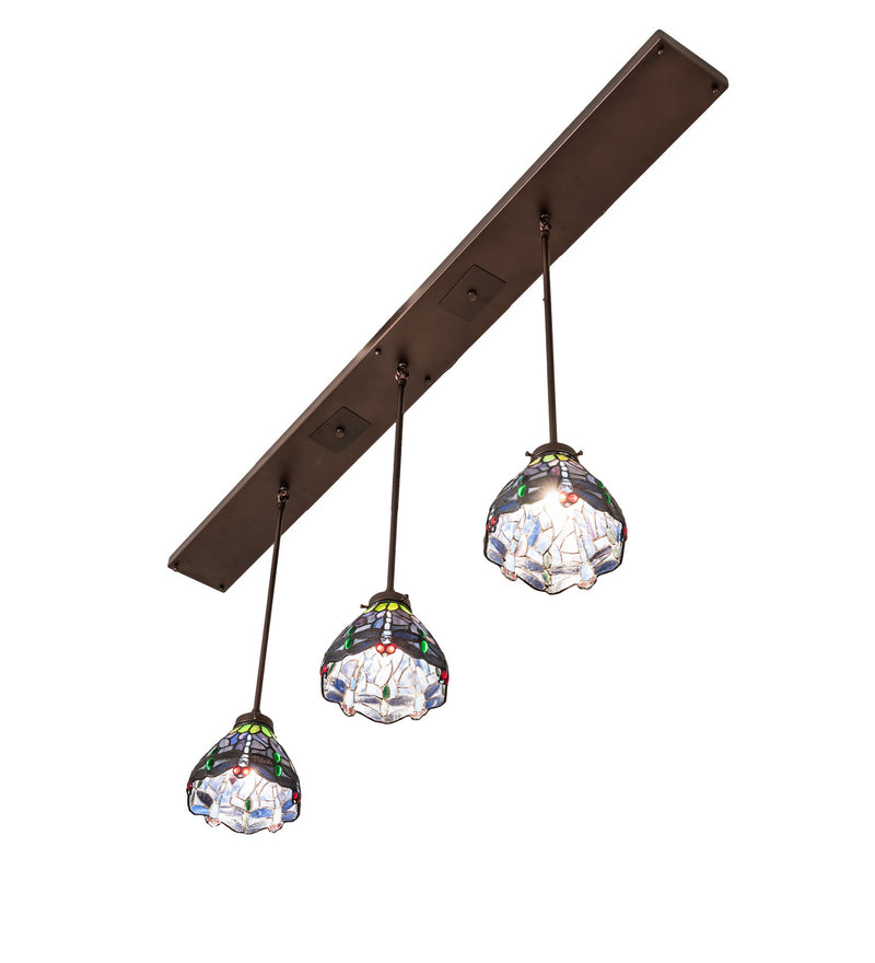 Meyda Tiffany 244630 LED Island Pendant, Mahogany Bronze