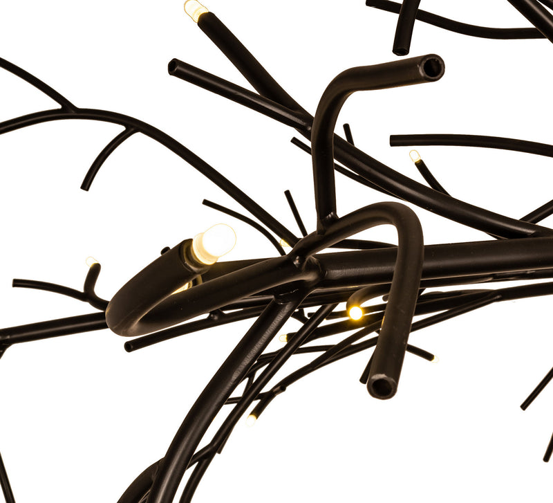 Meyda Tiffany 244761 LED Chandelier, Solar Black