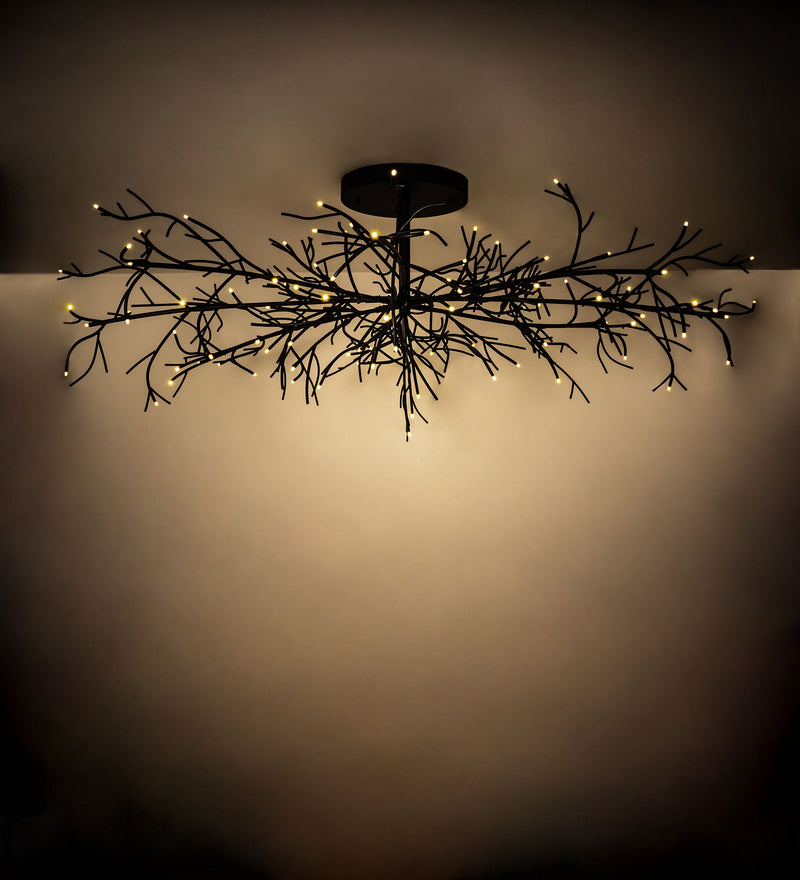 Meyda Tiffany 244761 LED Chandelier, Solar Black