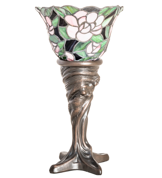 Meyda Tiffany 244878 One Light Mini Lamp, Mahogany Bronze
