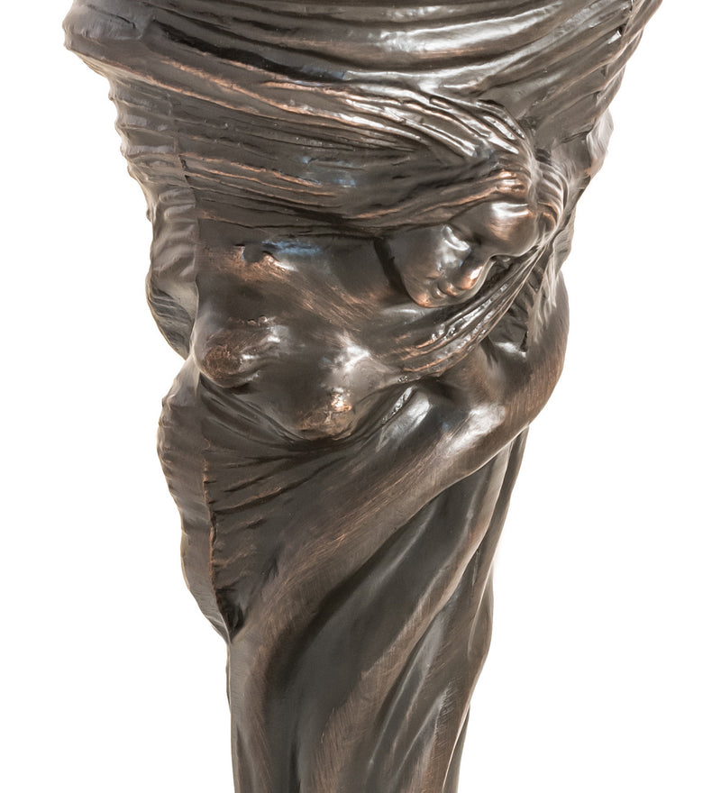 Meyda Tiffany 244882 One Light Mini Lamp, Mahogany Bronze