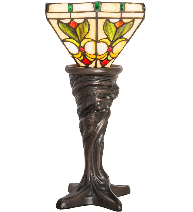 Meyda Tiffany 244887 One Light Mini Lamp, Mahogany Bronze